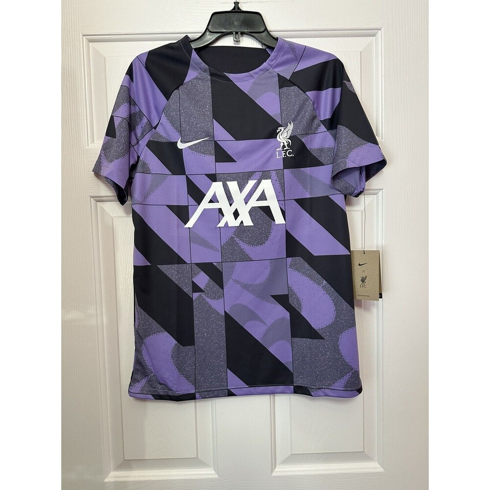 Nike Liverpool FC Academy Pro Third Dri Fit Jersey Purple Size M DZ1341-554 NEW